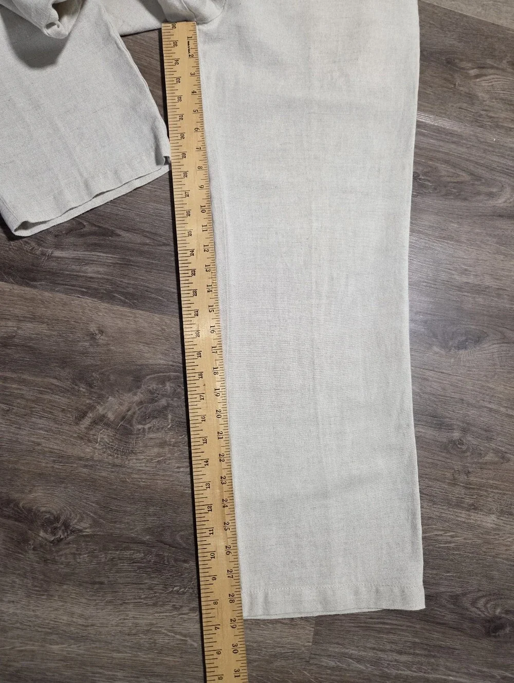 Fórmul@ Joven | Classic Straight-Leg Linen Trousers - Cream